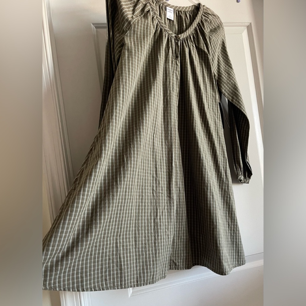 Melrose and Market Olive Kalamata Julie Plaid Dress - Picture 2 of 8